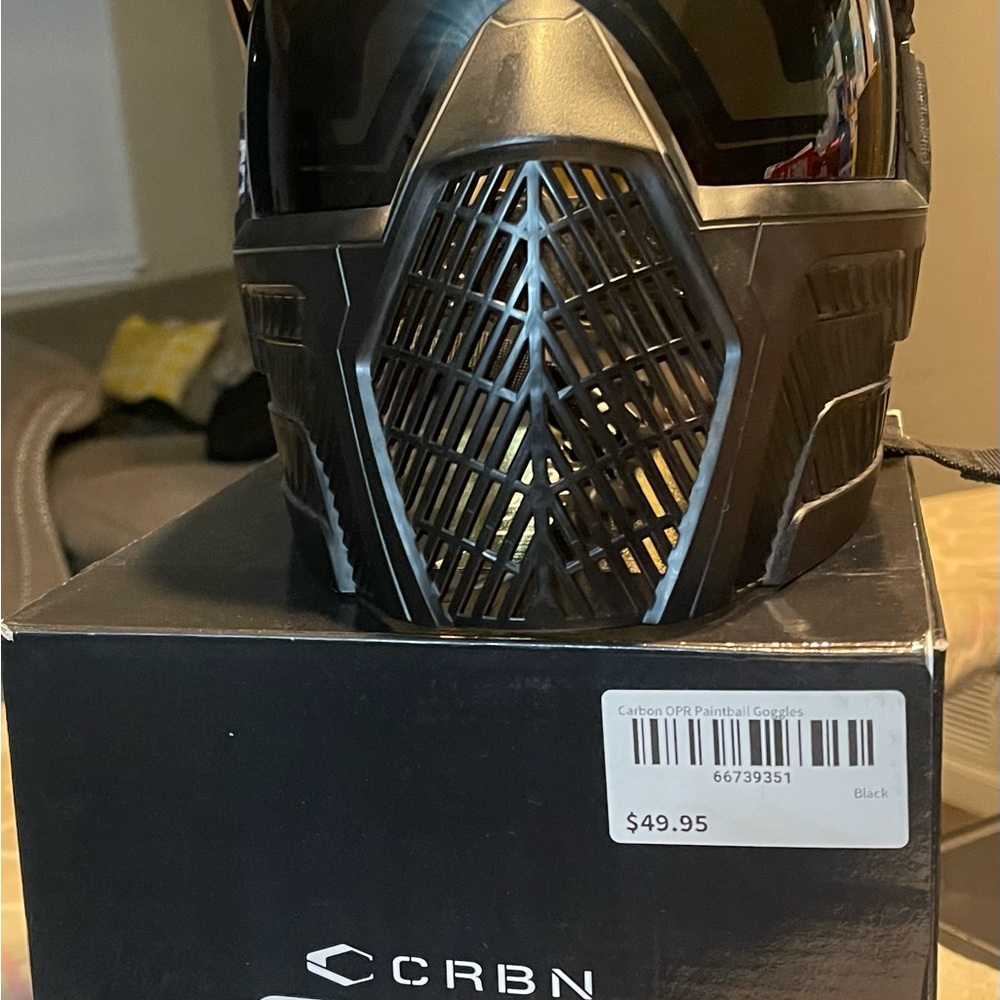 CRBN Black Paintball Goggles